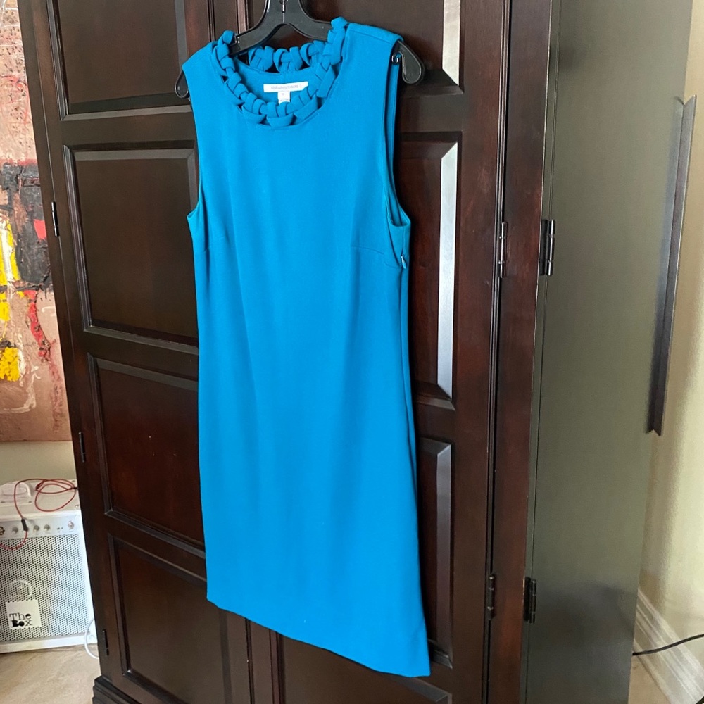 Diane Von Furstenberg teal dress Sz. 12.